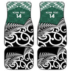 New Zealand South Africa Rugby Car Mats Springboks Kente All Black Maori Together - Aussie Hoodie