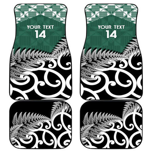 New Zealand South Africa Rugby Car Mats Springboks Kente All Black Maori Together - Aussie Hoodie