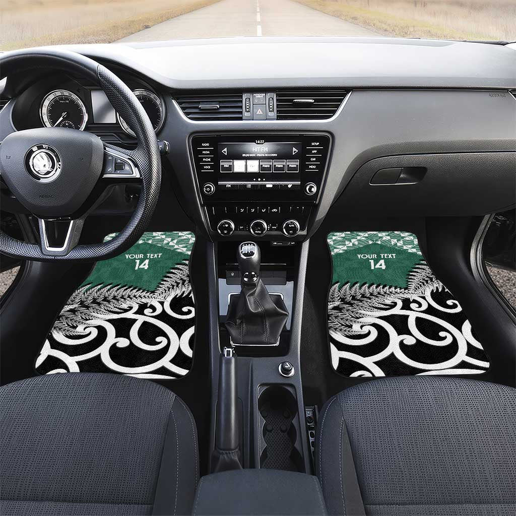 New Zealand South Africa Rugby Car Mats Springboks Kente All Black Maori Together - Aussie Hoodie