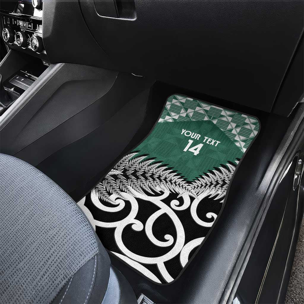 New Zealand South Africa Rugby Car Mats Springboks Kente All Black Maori Together - Aussie Hoodie