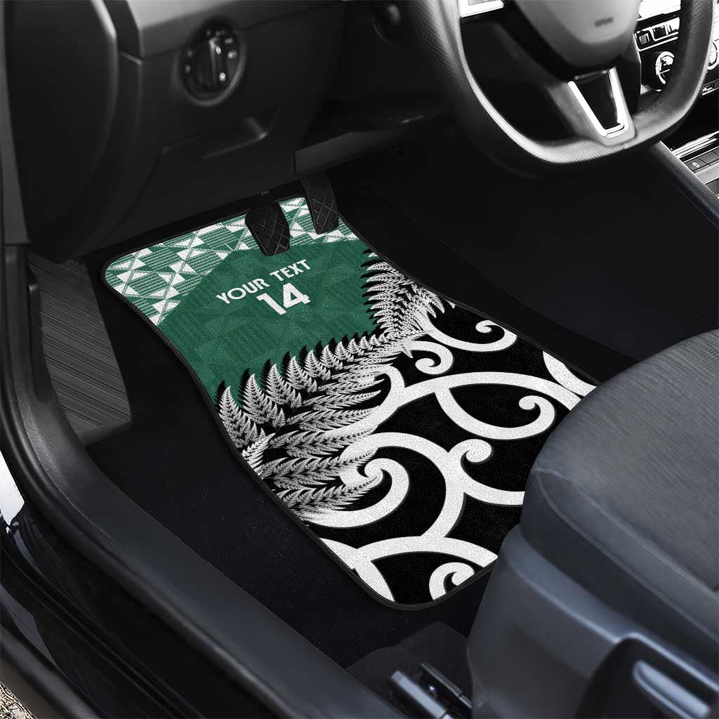 New Zealand South Africa Rugby Car Mats Springboks Kente All Black Maori Together - Aussie Hoodie