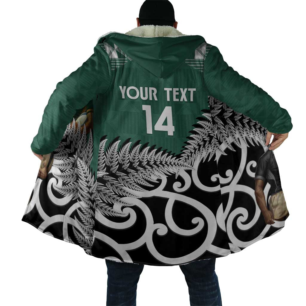 New Zealand South Africa Rugby Custom Cloak Springboks Kente All Black Maori Together - Aussie Hoodie