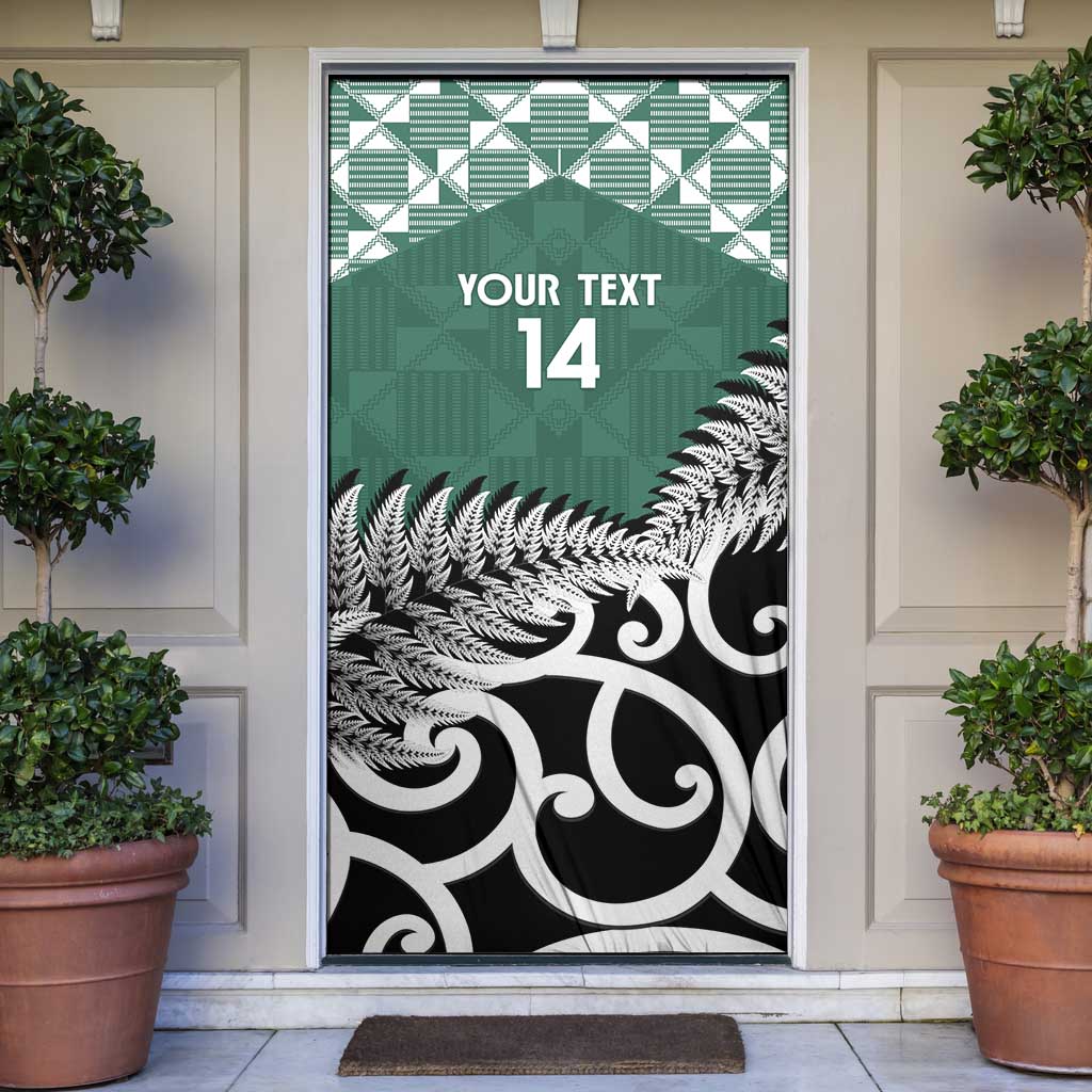 New Zealand South Africa Rugby Door Cover Springboks Kente All Black Maori Together - Aussie Hoodie