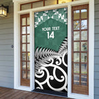 New Zealand South Africa Rugby Door Cover Springboks Kente All Black Maori Together - Aussie Hoodie