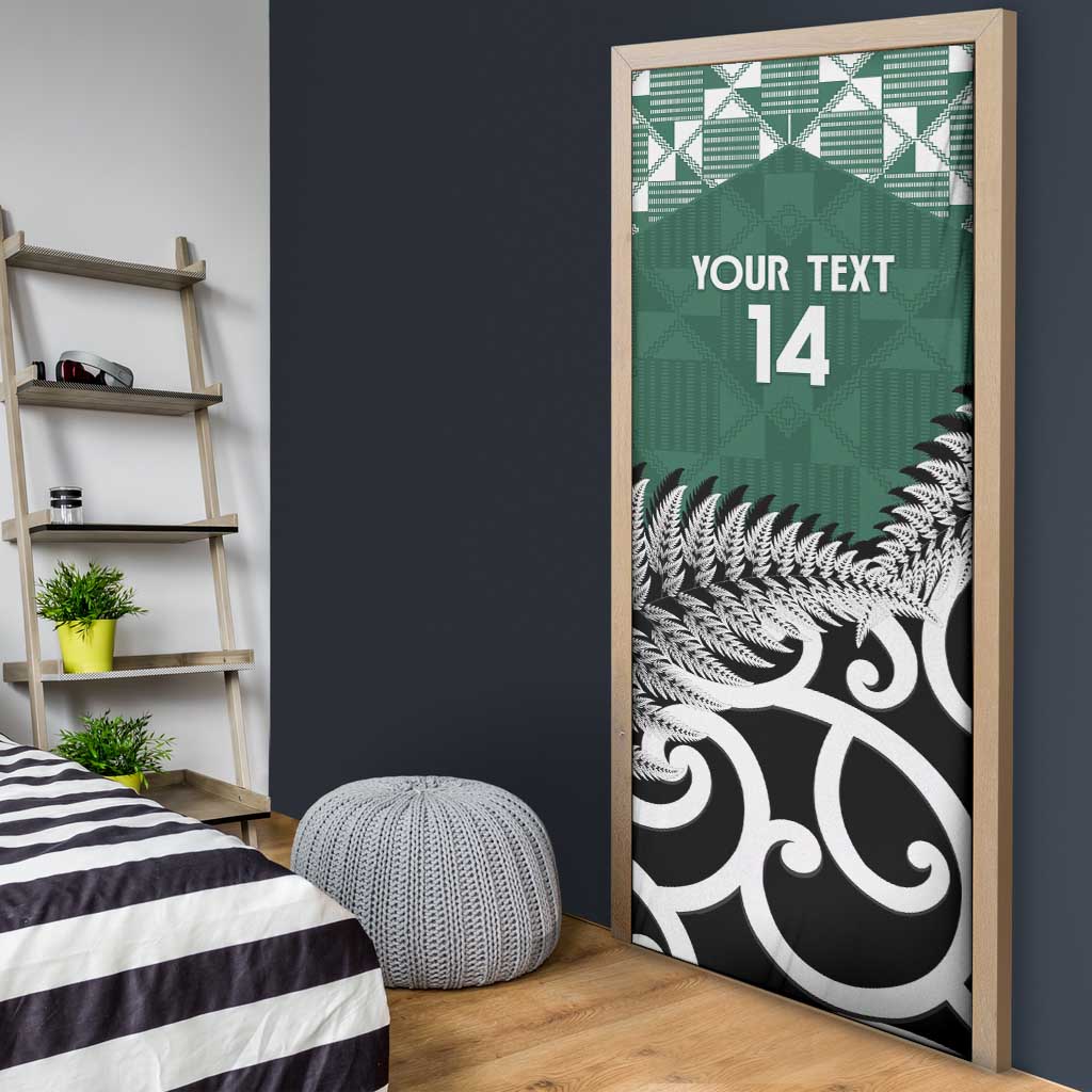 New Zealand South Africa Rugby Door Cover Springboks Kente All Black Maori Together - Aussie Hoodie
