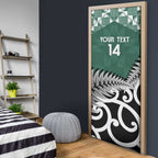 New Zealand South Africa Rugby Door Cover Springboks Kente All Black Maori Together - Aussie Hoodie