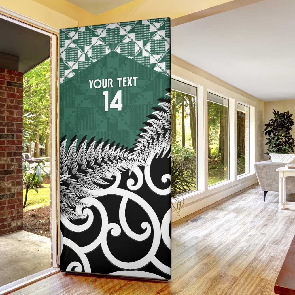 New Zealand South Africa Rugby Door Cover Springboks Kente All Black Maori Together - Aussie Hoodie