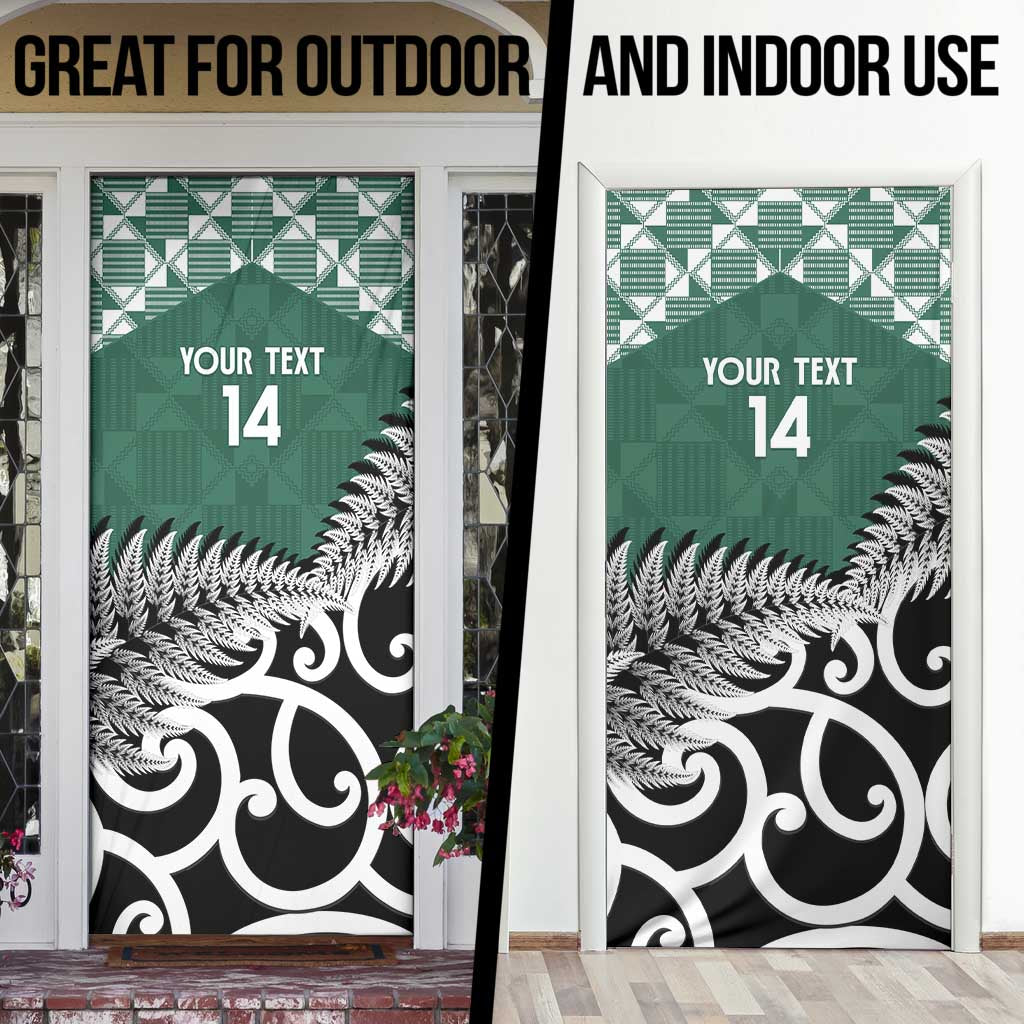 New Zealand South Africa Rugby Door Cover Springboks Kente All Black Maori Together - Aussie Hoodie