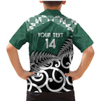 New Zealand South Africa Rugby Custom Family Matching Mermaid Dress and Hawaiian Shirt Springboks Kente All Black Maori Together - Aussie Hoodie