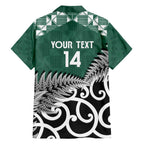 New Zealand South Africa Rugby Custom Family Matching Tank Maxi Dress and Hawaiian Shirt Springboks Kente All Black Maori Together - Aussie Hoodie