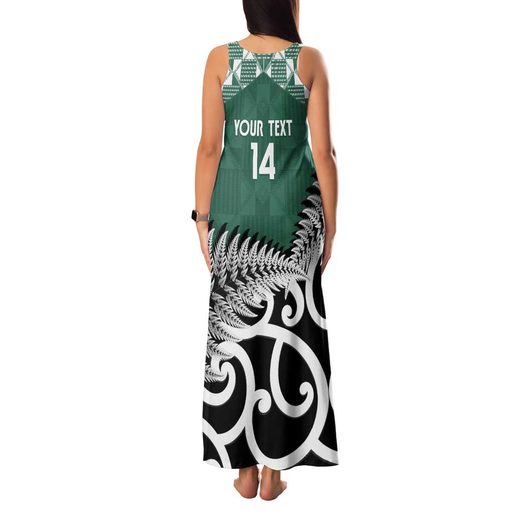New Zealand South Africa Rugby Custom Family Matching Tank Maxi Dress and Hawaiian Shirt Springboks Kente All Black Maori Together - Aussie Hoodie