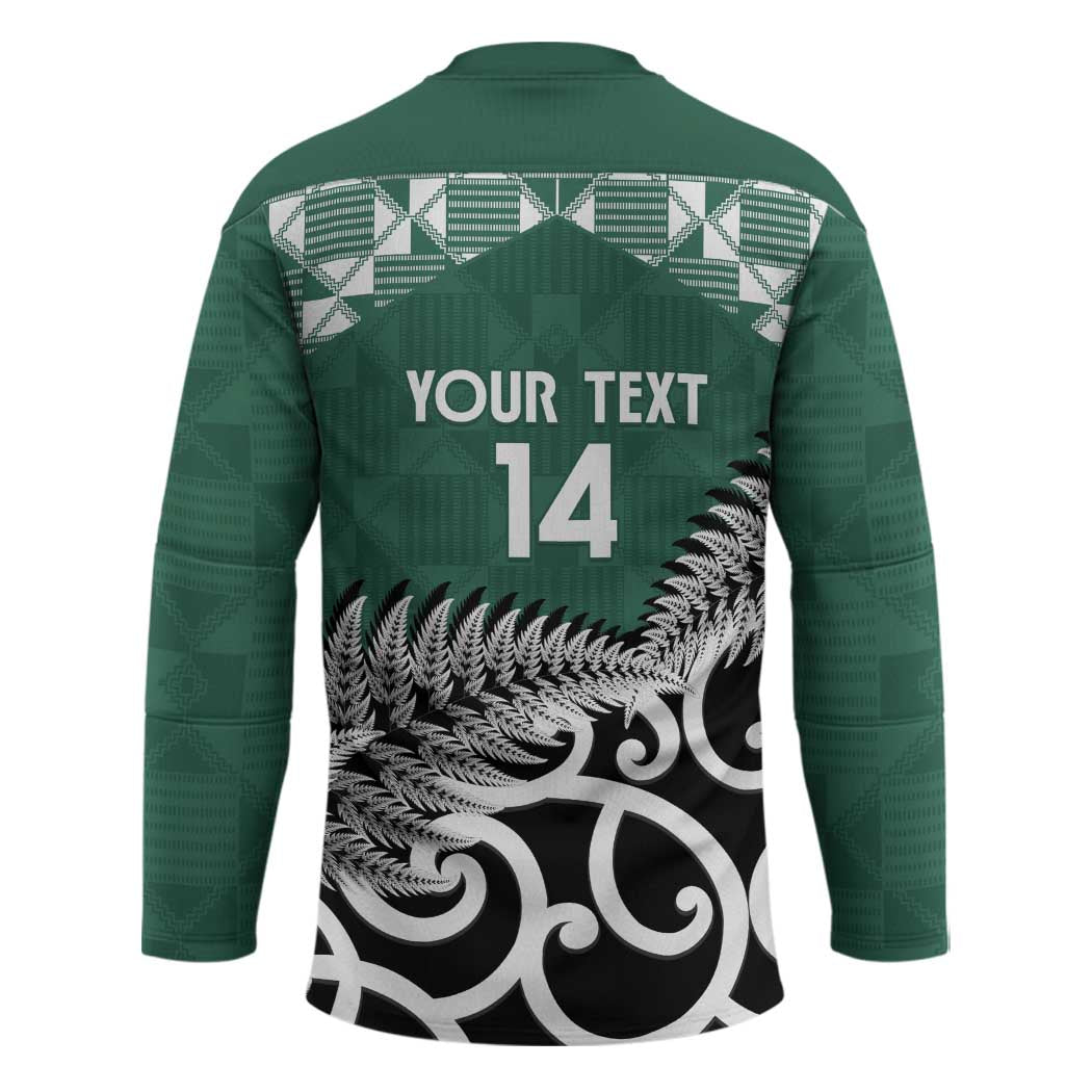 New Zealand South Africa Rugby Custom Hockey Jersey Springboks Kente All Black Maori Together - Aussie Hoodie