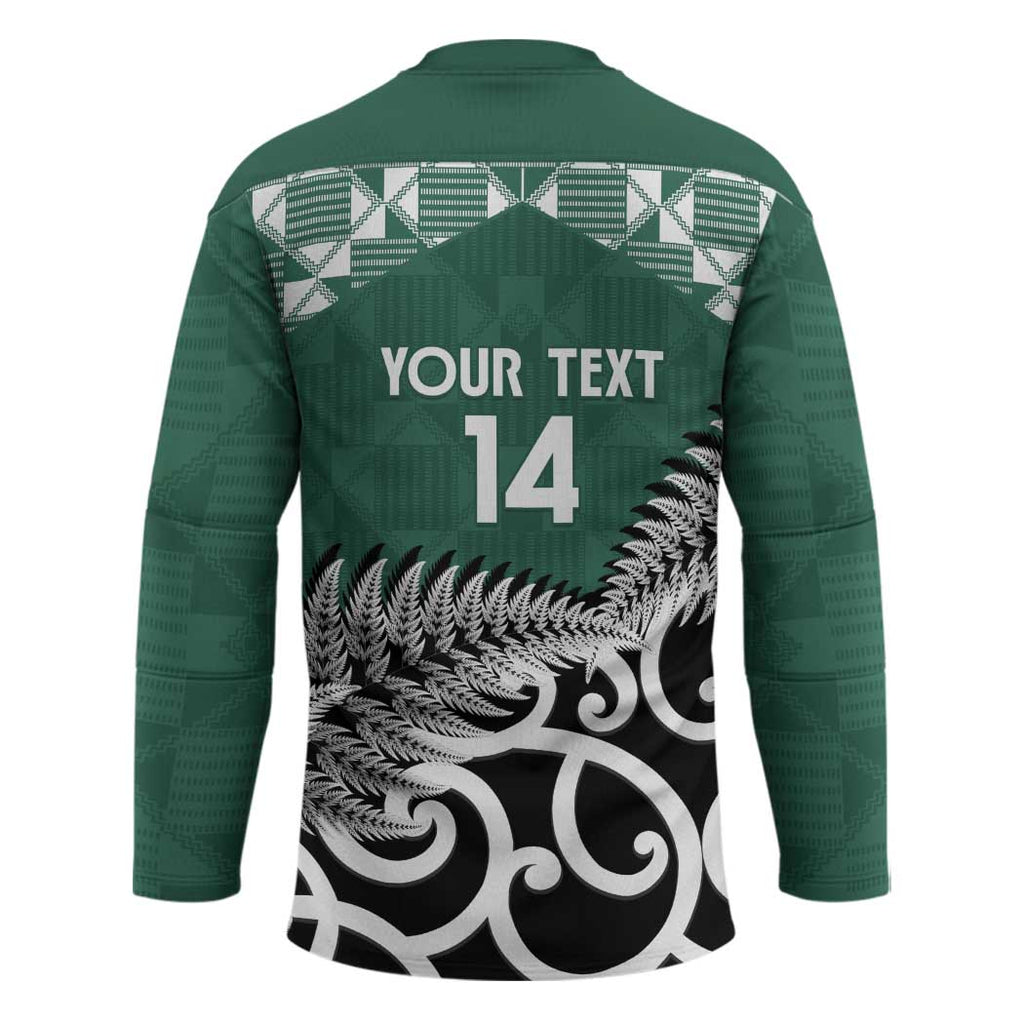 New Zealand South Africa Rugby Custom Hockey Jersey Springboks Kente All Black Maori Together - Aussie Hoodie