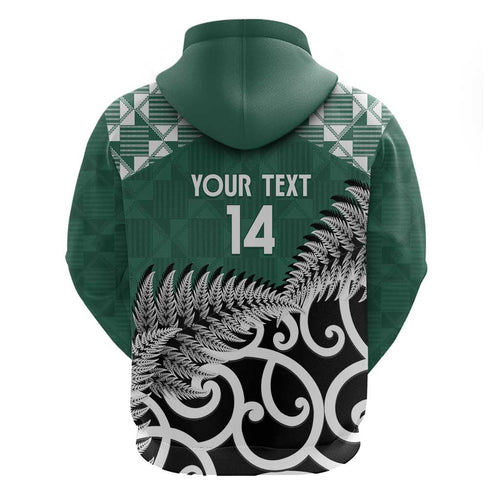 New Zealand South Africa Rugby Custom Hoodie Springboks Kente All Black Maori Together - Aussie Hoodie