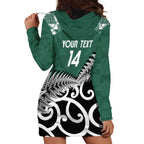 New Zealand South Africa Rugby Custom Hoodie Dress Springboks Kente All Black Maori Together - Aussie Hoodie