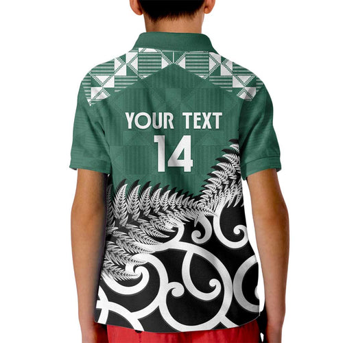New Zealand South Africa Rugby Custom Kid Polo Shirt Springboks Kente All Black Maori Together - Aussie Hoodie