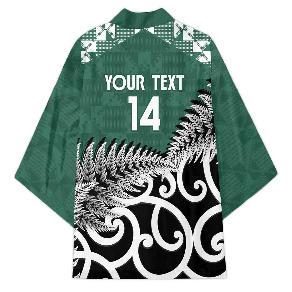 New Zealand South Africa Rugby Custom Kimono Springboks Kente All Black Maori Together - Aussie Hoodie