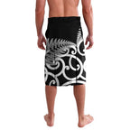 New Zealand South Africa Rugby Custom Lavalava Springboks Kente All Black Maori Together - Aussie Hoodie