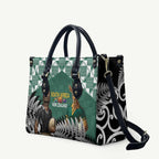 New Zealand South Africa Rugby Leather Bag Springboks Kente All Black Maori Together - Aussie Hoodie