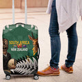 New Zealand South Africa Rugby Luggage Cover Springboks Kente All Black Maori Together - Aussie Hoodie