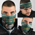 New Zealand South Africa Rugby Neck Gaiter Springboks Kente All Black Maori Together - Aussie Hoodie