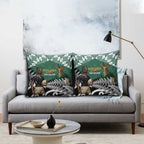 New Zealand South Africa Rugby Pillow Cover Springboks Kente All Black Maori Together - Aussie Hoodie
