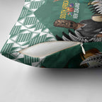 New Zealand South Africa Rugby Pillow Cover Springboks Kente All Black Maori Together - Aussie Hoodie