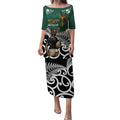 New Zealand South Africa Rugby Custom Puletasi Springboks Kente All Black Maori Together - Aussie Hoodie
