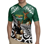 New Zealand South Africa Rugby Custom Rugby Jersey Springboks Kente All Black Maori Together - Aussie Hoodie