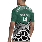 New Zealand South Africa Rugby Custom Rugby Jersey Springboks Kente All Black Maori Together - Aussie Hoodie