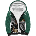 New Zealand South Africa Rugby Custom Sherpa Hoodie Springboks Kente All Black Maori Together - Aussie Hoodie