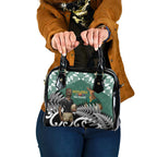 New Zealand South Africa Rugby Shoulder Handbag Springboks Kente All Black Maori Together - Aussie Hoodie