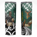 New Zealand South Africa Rugby Skinny Tumbler Springboks Kente All Black Maori Together - Aussie Hoodie