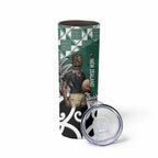 New Zealand South Africa Rugby Skinny Tumbler Springboks Kente All Black Maori Together - Aussie Hoodie