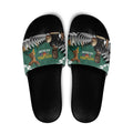 New Zealand South Africa Rugby Slide Sandals Springboks Kente All Black Maori Together - Aussie Hoodie
