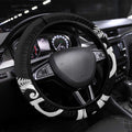 New Zealand South Africa Rugby Steering Wheel Cover Springboks Kente All Black Maori Together - Aussie Hoodie