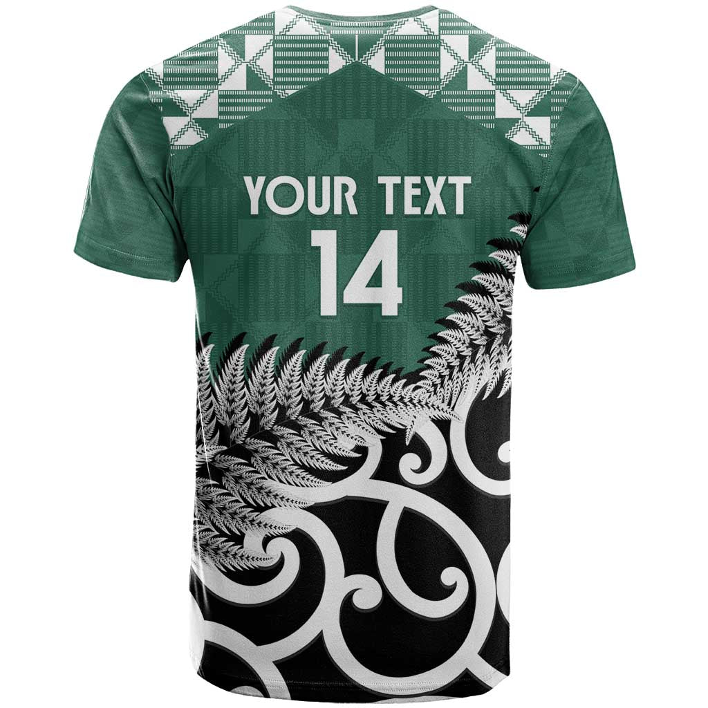 New Zealand South Africa Rugby Custom T Shirt Springboks Kente All Black Maori Together - Aussie Hoodie