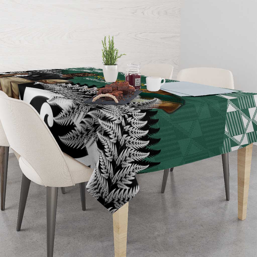 New Zealand South Africa Rugby Tablecloth Springboks Kente All Black Maori Together - Aussie Hoodie