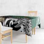 New Zealand South Africa Rugby Tablecloth Springboks Kente All Black Maori Together - Aussie Hoodie