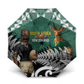 New Zealand South Africa Rugby Umbrella Springboks Kente All Black Maori Together - Aussie Hoodie