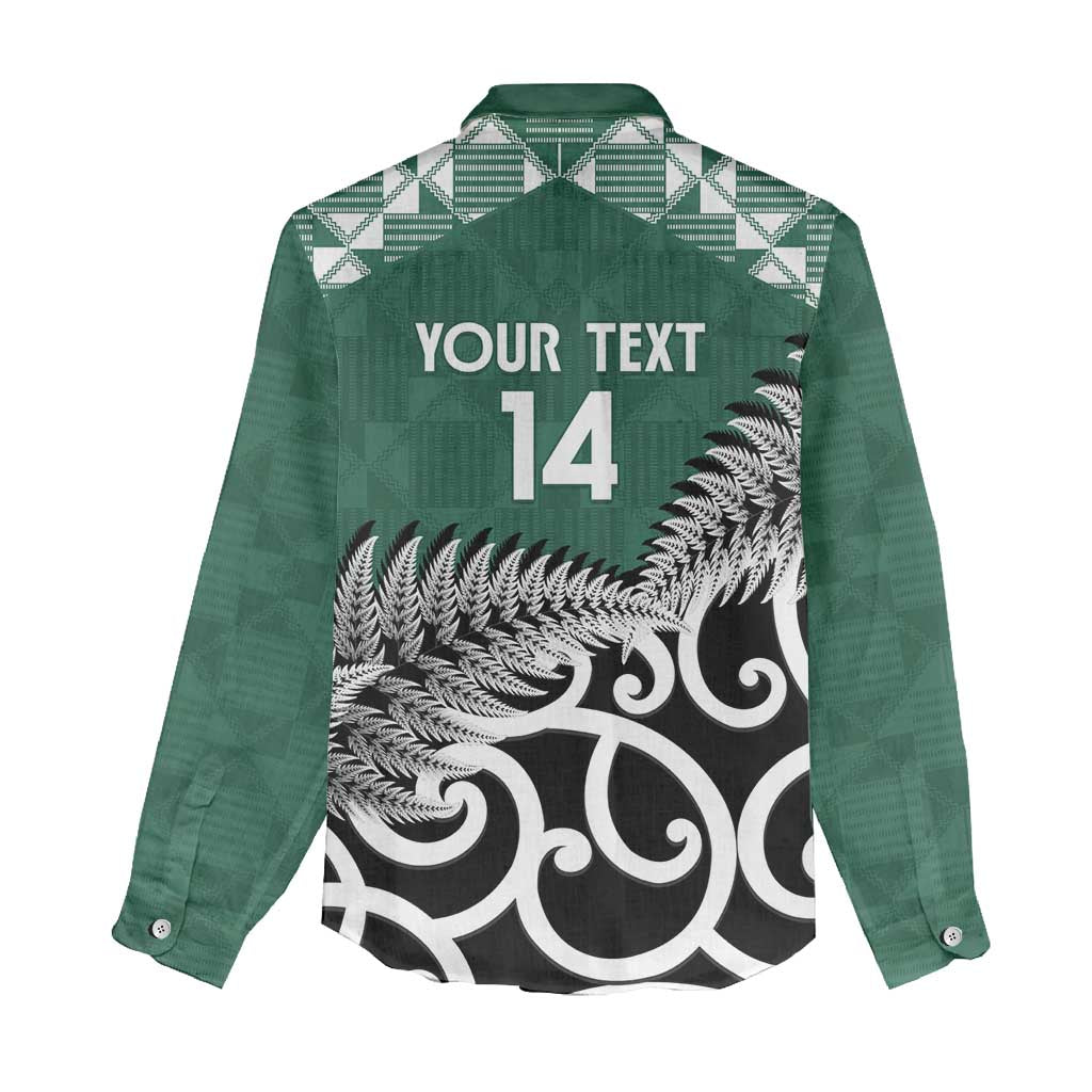 New Zealand South Africa Rugby Custom Women Casual Shirt Springboks Kente All Black Maori Together - Aussie Hoodie