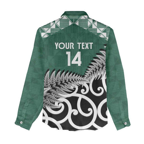 New Zealand South Africa Rugby Custom Women Casual Shirt Springboks Kente All Black Maori Together - Aussie Hoodie