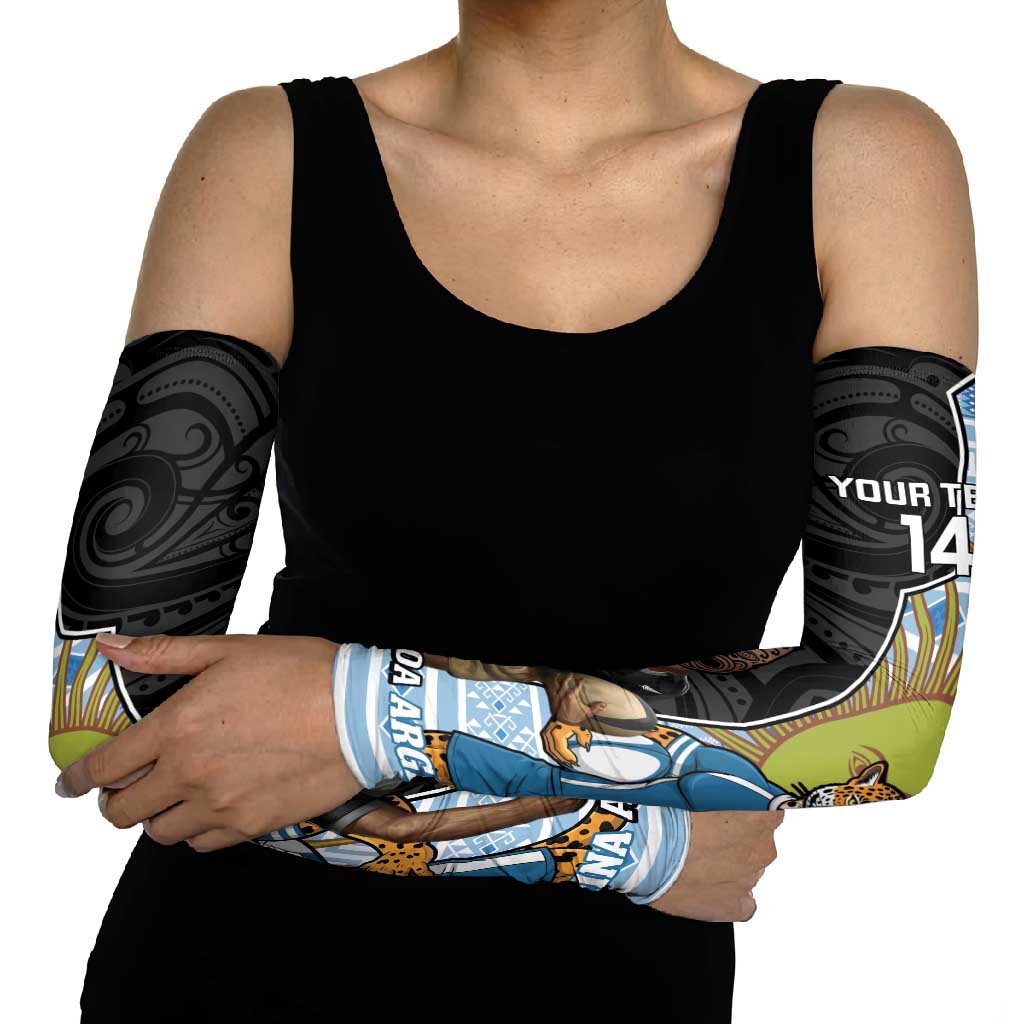 New Zealand Argentina Rugby Arm Sleeves 2025 Los Pumas All Black Together - Aussie Hoodie