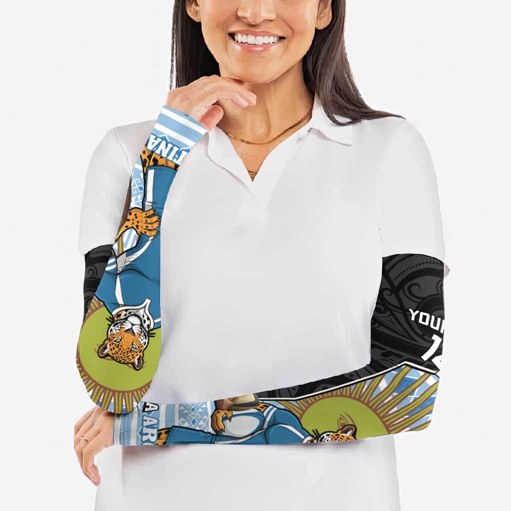New Zealand Argentina Rugby Arm Sleeves 2025 Los Pumas All Black Together - Aussie Hoodie
