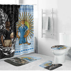 New Zealand Argentina Rugby Bathroom Set 2025 Los Pumas All Black Together - Aussie Hoodie