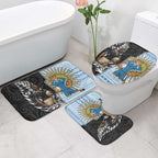 New Zealand Argentina Rugby Bathroom Set 2025 Los Pumas All Black Together - Aussie Hoodie