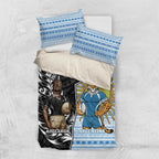 New Zealand Argentina Rugby Bedding Set 2025 Los Pumas All Black Together - Aussie Hoodie