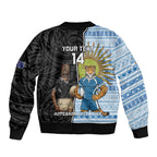 New Zealand Argentina Rugby Custom Bomber Jacket 2025 Los Pumas All Black Together - Aussie Hoodie