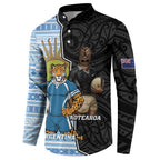 New Zealand Argentina Rugby Custom Button Sweatshirt 2025 Los Pumas All Black Together - Aussie Hoodie