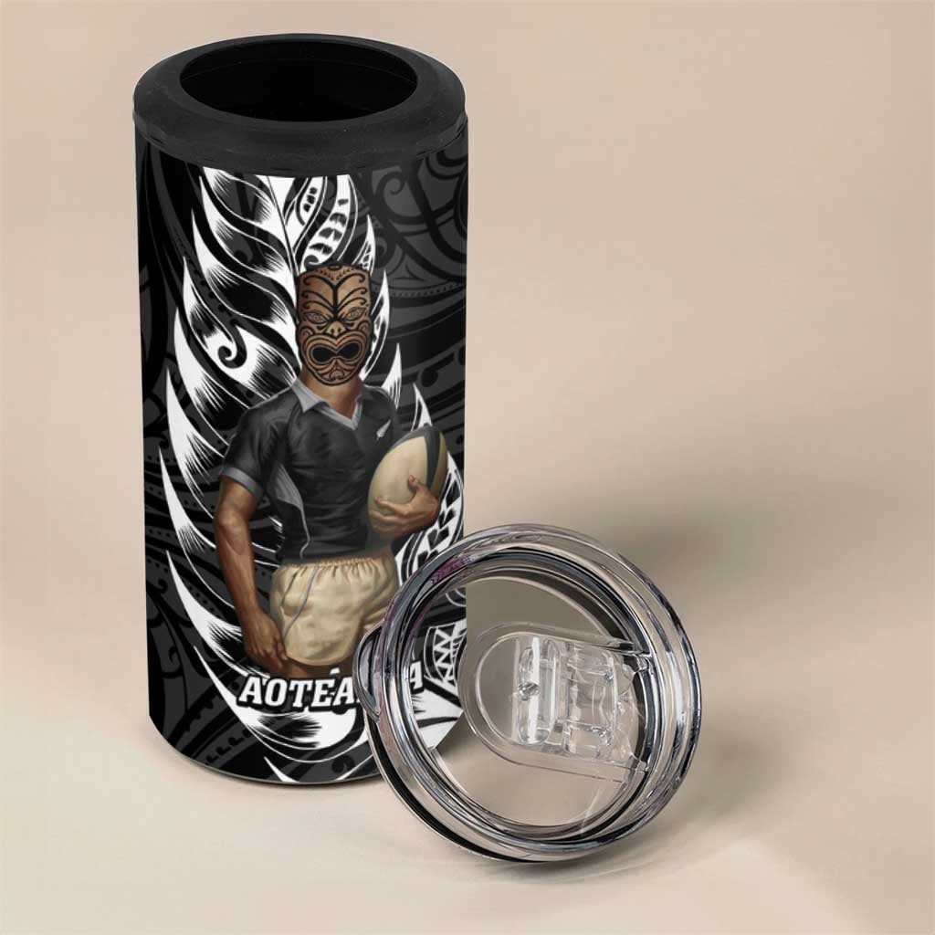 New Zealand Argentina Rugby 4 in 1 Can Cooler Tumbler 2025 Los Pumas All Black Together - Aussie Hoodie